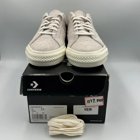 Converse One Star x Awake NY White Sand Suede A07144C Men 8 / Wmn 9.5 DS Low Top - Picture 3 of 11
